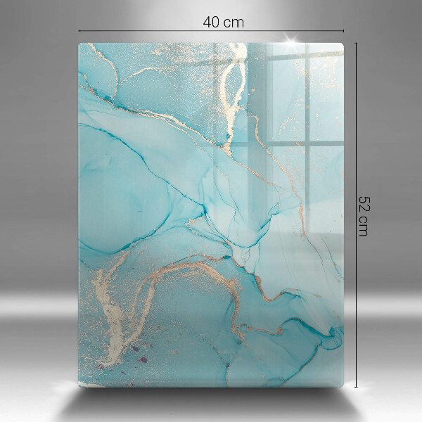 Protection pour plaque de cuisson Abstraction de pierre