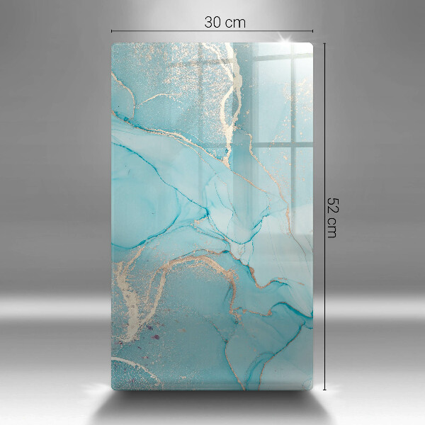 Protection pour plaque de cuisson Abstraction de pierre