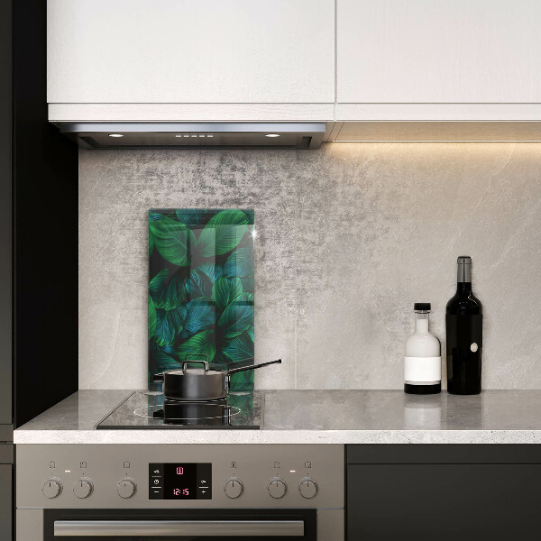 Protection pour plaque de cuisson Feuilles de la jungle