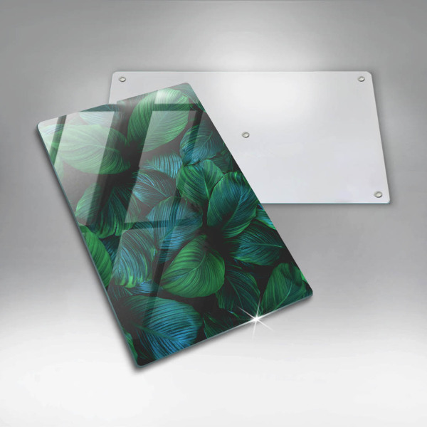 Protection pour plaque de cuisson Feuilles de la jungle