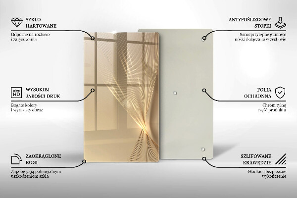 Protection pour plaque de cuisson Abstraction moderne