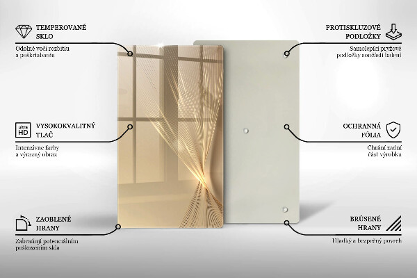 Protection pour plaque de cuisson Abstraction moderne