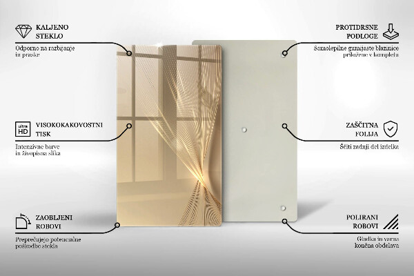 Protection pour plaque de cuisson Abstraction moderne