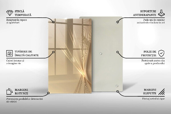 Protection pour plaque de cuisson Abstraction moderne