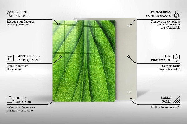 Protection pour plaque de cuisson Texture de pierre de marbre