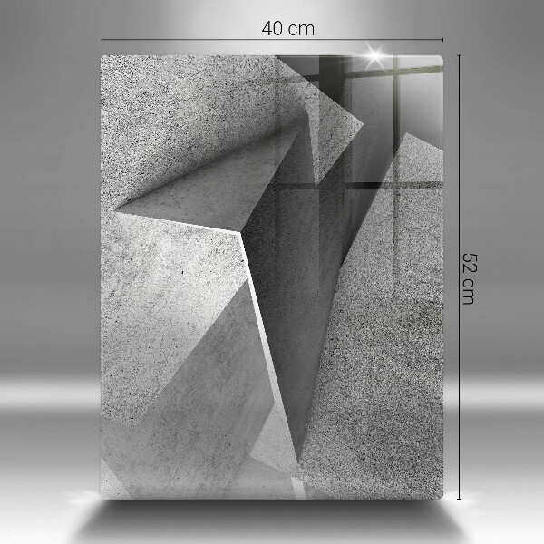 Protection pour plaque de cuisson Abstraction concrète