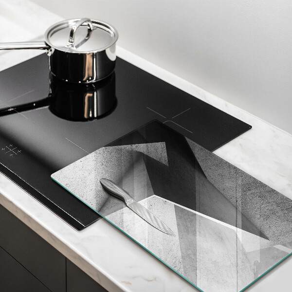 Protection pour plaque de cuisson Abstraction concrète