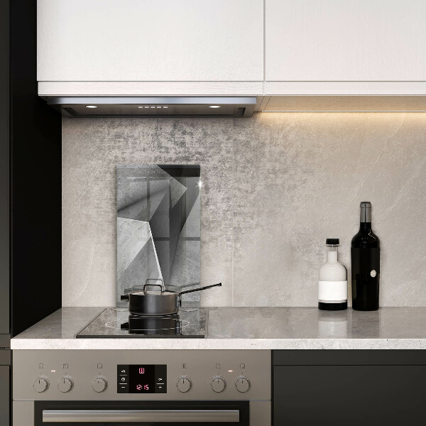 Protection pour plaque de cuisson Abstraction concrète