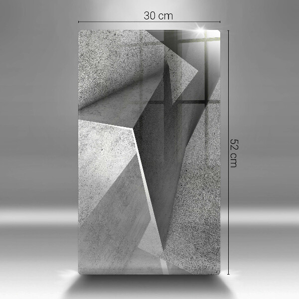 Protection pour plaque de cuisson Abstraction concrète