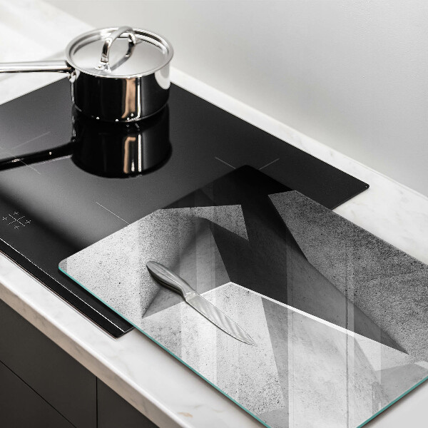 Protection pour plaque de cuisson Abstraction concrète