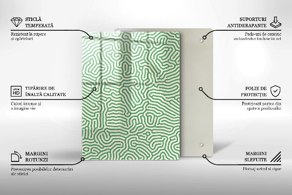 Planche à découper verre Bambous naturels