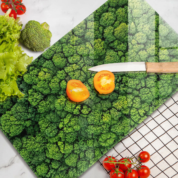 Planche à découper verre Plante de mousse naturelle