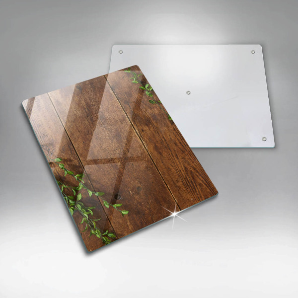 Planche à découper verre Planches et feuilles de bois