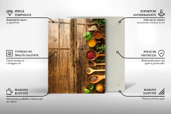 Planche à découper verre Planches et feuilles de bois