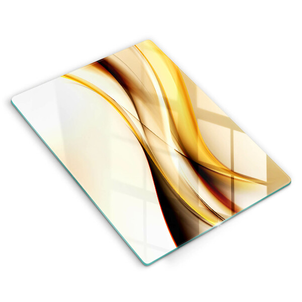 Planche à découper verre Lignes de fumée abstraites