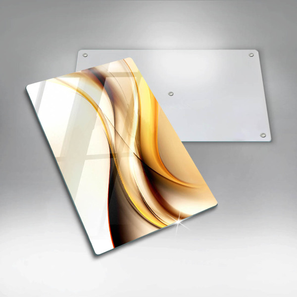 Planche à découper verre Lignes de fumée abstraites