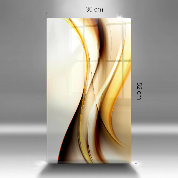 Planche à découper verre Lignes de fumée abstraites