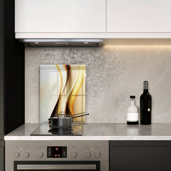 Planche à découper verre Lignes de fumée abstraites