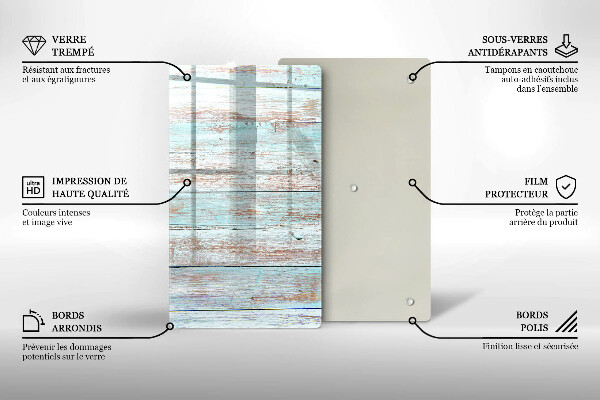 Planche à découper verre Planches anciennes vintage