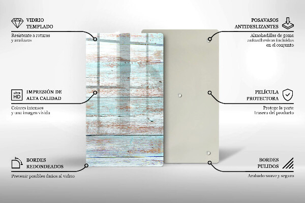 Planche à découper verre Planches anciennes vintage