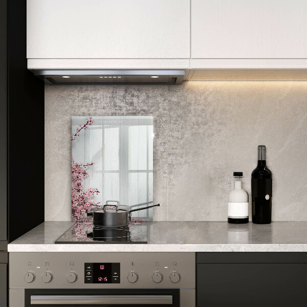 Planche à découper verre Des fleurs sur les planches