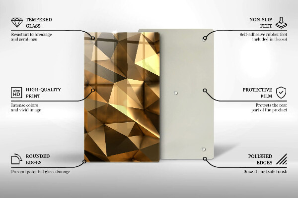 Planche à découper verre Fond d'abstraction de structure