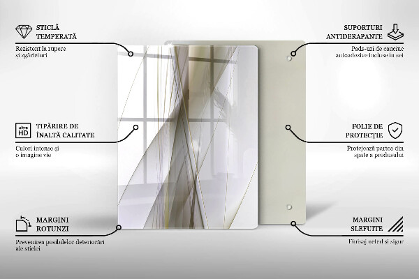 Planche à découper verre Fond d'abstraction de structure