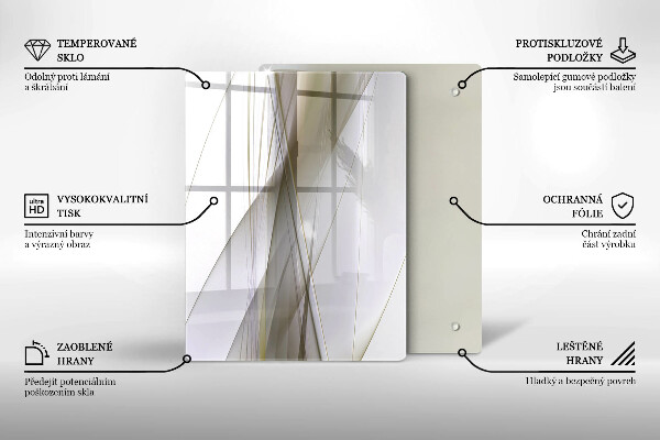 Planche à découper verre Fond d'abstraction de structure