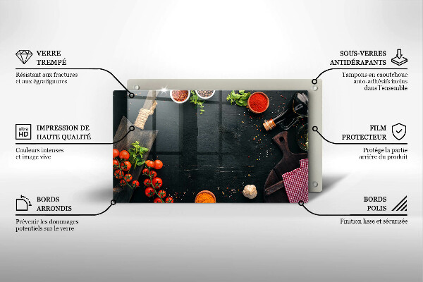 Protège plaque de cuisson tomates cerises