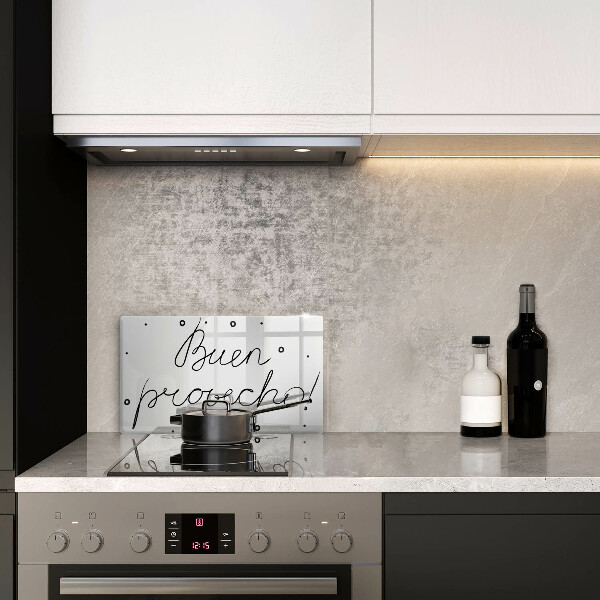 Protège plaque de cuisson Buen provecho!