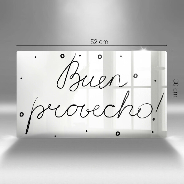 Protège plaque de cuisson Buen provecho!