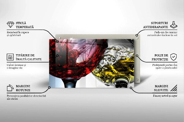 Protège plaque de cuisson Verres de vin