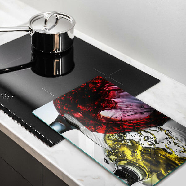 Protège plaque de cuisson Verres de vin