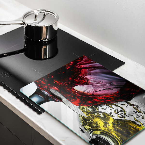 Protège plaque de cuisson Verres de vin