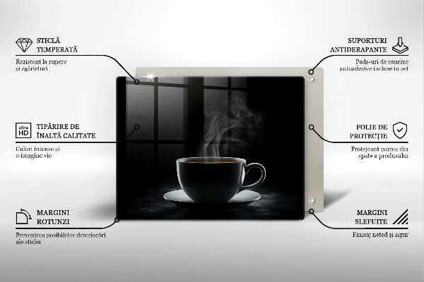 Protège plaque de cuisson Tasse de café chaude