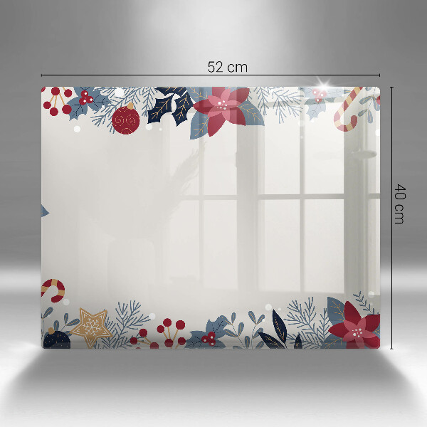 Protège plaque de cuisson décorations de Noël