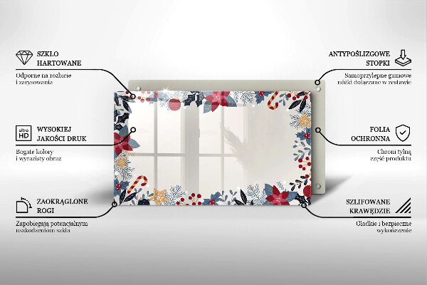 Protège plaque de cuisson décorations de Noël