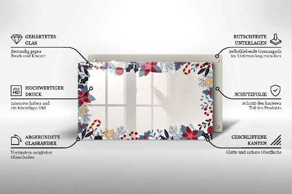 Protège plaque de cuisson décorations de Noël