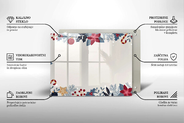 Protège plaque de cuisson décorations de Noël