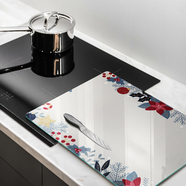 Protège plaque de cuisson décorations de Noël