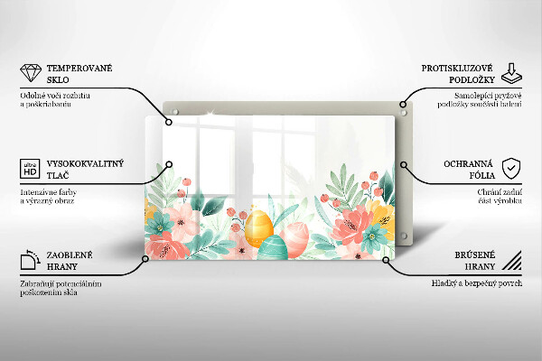 Protège plaque de cuisson œufs de Pâques