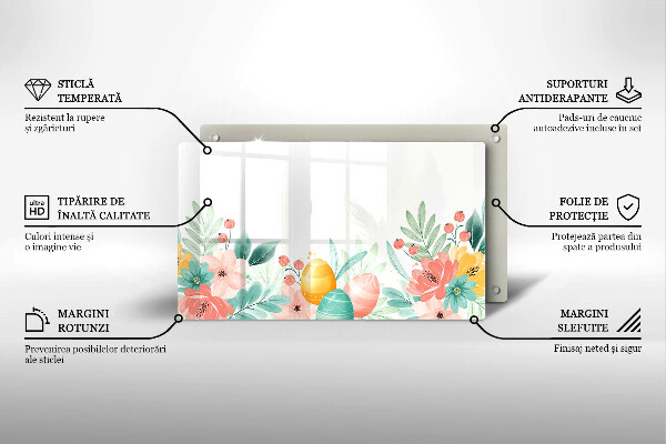 Protège plaque de cuisson œufs de Pâques