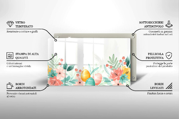 Protège plaque de cuisson œufs de Pâques