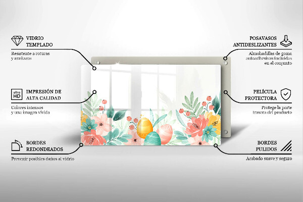 Protège plaque de cuisson œufs de Pâques