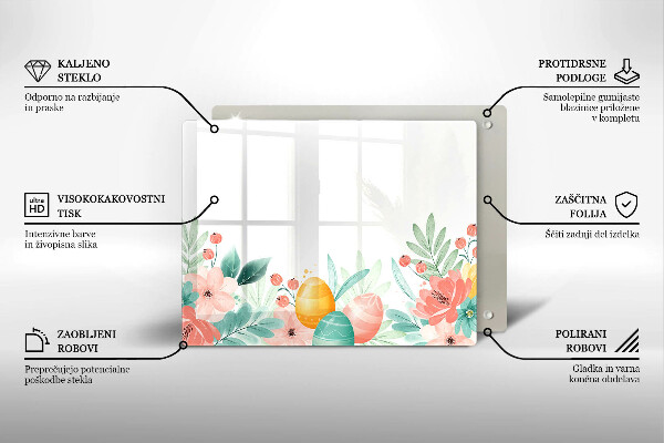 Protège plaque de cuisson œufs de Pâques