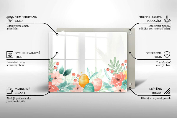 Protège plaque de cuisson œufs de Pâques