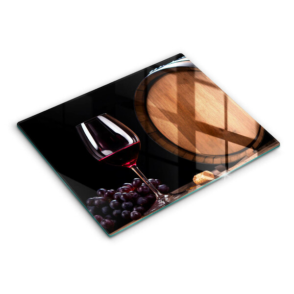 Protège plaque de cuisson Verre à vin en tonneau