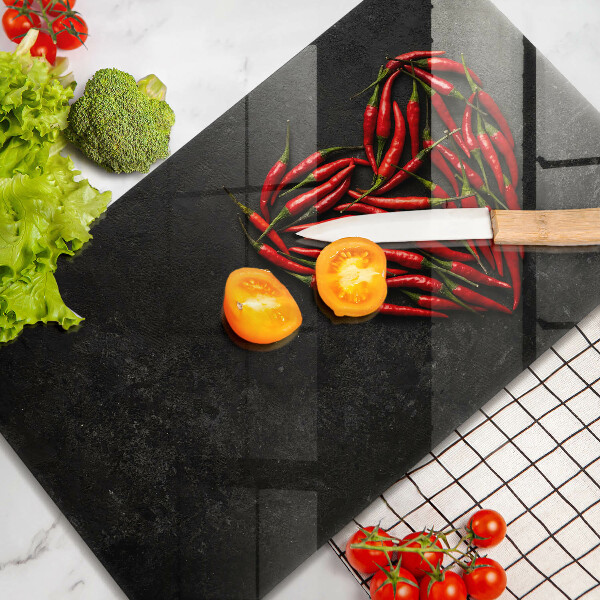 Protège plaque de cuisson Coeur de piment