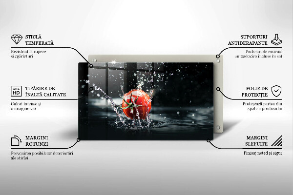 Protège plaque de cuisson Tomate dans l'eau