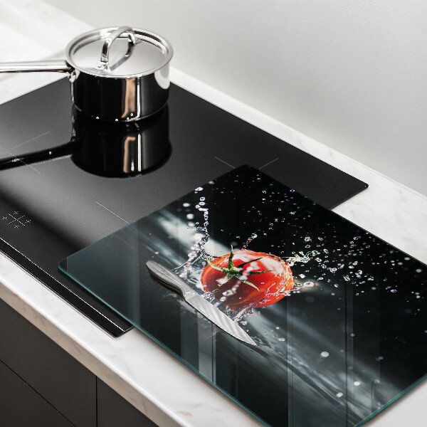 Protège plaque de cuisson Tomate dans l'eau